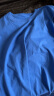 180G纯棉圆领短袖t恤大欧码宽松男女纯色全棉空白休闲打底文化衫 宝蓝色 L（建议140~160斤） 晒单实拍图
