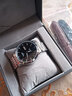 冠琴（GUANQIN）手表男士品牌2025新款自动机械表男表十大名学生日礼物男生送男友 精钢黑面钢带（进口机芯 ） 实拍图