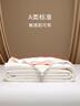 蚕花娘娘【蜜语】100%蚕丝被子夏凉薄被芯 蚕丝净重1斤150*200cm【白】 实拍图