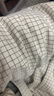 茵曼（INMAN）白鸭绒九江羽绒服2024冬女装新款羊羔毛轻暖翻领长袖收腰外套 浅杏格 L 实拍图