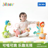 JOLLYBABY复读鸭音乐玩偶0-1岁宝宝学说话玩具扭脖子恐龙小黄鸭安抚公仔 扭脖子会跳舞能说话玩具【小鸭子 实拍图