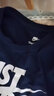 耐克(NIKE)春夏男短袖T恤 纯棉 运动休闲 经典简约 AR5007-410 藏青M 实拍图