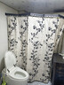 未来式高档折叠洗澡浴帘浴室卫生间免打孔干湿分离窗帘隐形防水淋浴隔断 复古花卉【帘高1.8米+黑折叠架】 【五折款】适用151-180cm墙宽 实拍图