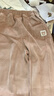 拉比儿童束口长裤宝宝百搭休闲裤子25秋冬新款男女童 卡其色 120 cm 实拍图