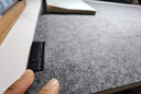 宜适酷（EXCO）鼠标垫毛毡桌垫超大号1000*500mm电脑桌办公游戏键盘垫耐磨防滑橡胶底加厚毛针书桌垫 深灰0248 实拍图