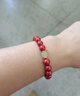 慈灵阁朱砂手串护身符女款和田玉转运珠佛珠手链本命年生日礼物 实拍图