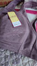薄款前开扣无钢圈聚拢文胸中年妈妈防下垂睡眠内衣女大码背心胸罩 【紫灰】1件裝 42码(建议120-133斤) 实拍图