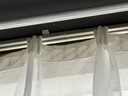 赫伊莎 窗帘轨道可伸缩滑轨直轨静音滑道导轨打孔固定 顶侧通用 L码 210-310cm 伸缩 实拍图
