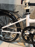 大行（DAHON）HAT061折叠自行车20英寸6速成人男女通勤休闲变速单车 白色 实拍图