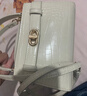 CHARLES&KEITH鳄鱼纹凯莉包手提斜挎婚包包女包生日礼物CK2-50270880-1 Ivory象牙色 S 实拍图