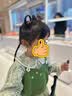 幼歌（YOUGE） 女童裙摆式娃娃衫背心套装儿童森系弹力云朵裤马甲 绿底小白花上衣（偏大，建议选小一码） 110 cm 实拍图