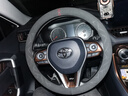派力绅汽车方向盘套冬季翻毛皮毛绒超薄四季防滑吸汗车把套D圆型 适用于 丰田卡罗拉凯美瑞雷凌荣放rav4亚洲龙威兰达汉兰达 实拍图