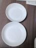 洁雅杰陶瓷盘家用白盘子8英寸中式釉下彩深盘菜盘陶瓷汤盘4只装中华圆盘 实拍图
