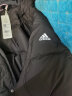 阿迪达斯（adidas）男女情侣装长款羽绒服冬季新款连帽厚运动服过膝保暖防风外套 黑色/情侣款/2025新款 XL 实拍图