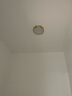 轩尼雅美式全铜吸顶灯卧室餐厅简约现代超薄led阳台过道门变色吸顶灯具 特小号圆款-直径20CM-铜本色 实拍图