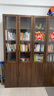 天坛家具 书柜 榆木实木板木组合书柜 现代新中式书柜 书橱 二门 长803mm宽332mm高2100mm 实拍图
