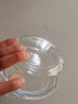 格娜斯学生泡面碗玻璃双耳透明玻璃碗带盖微波炉碗耐热汤碗面碗沙拉碗1L 实拍图