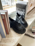 CAMILA KSENIA小皮鞋英伦风女士2025新款秋季厚底时尚百搭单鞋松糕乐福鞋子品牌 哑光黑 38 实拍图