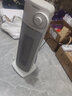 康佳（KONKA）取暖器家用暖风机立式电暖风热风机冷暖电暖气节能小太阳电暖器卧室办公室烤火炉 机械款（三档+摇头+旋钮操作)白色 实拍图