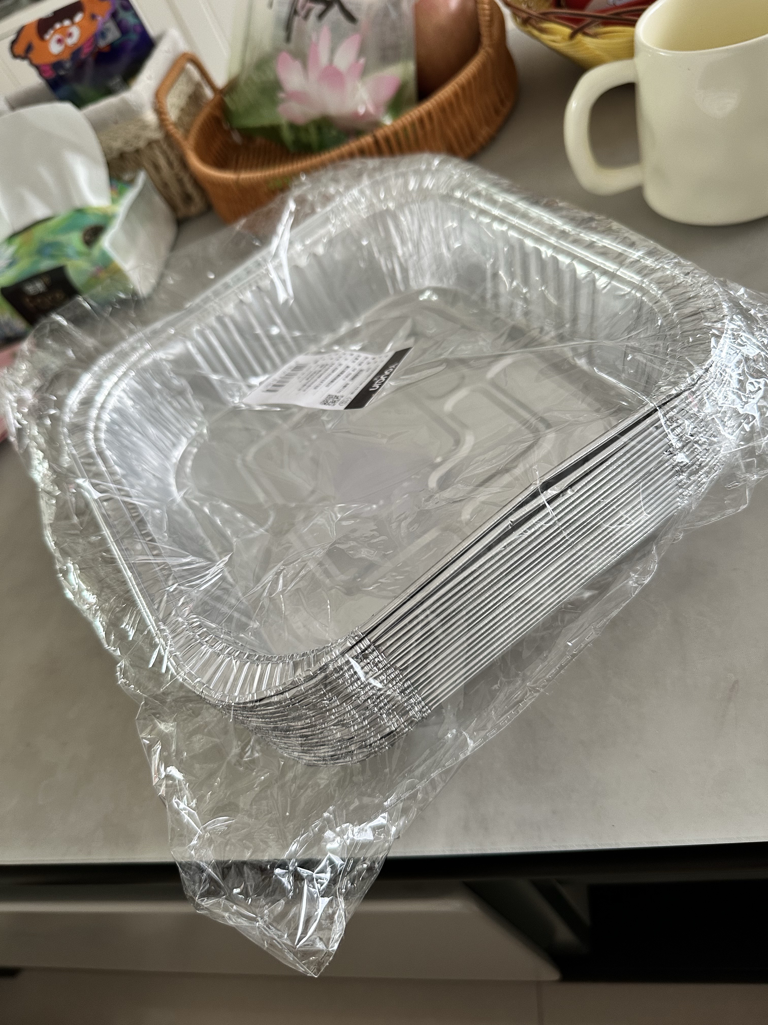 百丽德空气炸锅专用纸锡纸盘盒炸锅专用锡箔纸耐高温烧烤烤盘烘焙吸油纸 方形【长/宽16cm】2-3L锅通用 25个【加厚食品级】加送五个 实拍图