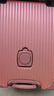 袋鼠（KANGAROO）多功能行李箱大容量拉杆箱男大号皮箱密码箱女生大号旅行箱登机箱 B607【玫+白】多功能-单箱 24英寸 【初高中生推荐】 实拍图