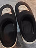 DMPD棉拖鞋男士秋冬季2025新款保暖毛绒家居家厚底防滑月子情侣棉鞋女 黑色【爱心熊】 42-43 适合41-42 实拍图