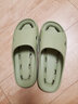 远港男士漏水镂空凉拖鞋夏季浴室洗澡速干室内防滑防臭居家用女卫生间 绿色 39-40  (适合38-39脚) 实拍图