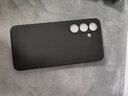 庚辰 适用三星s24手机壳液态硅胶Galaxy S24保护套全包防摔SM-S9210直边外壳男女新款简约超薄软壳 三星S24【优雅黑】配水凝膜 实拍图