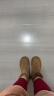 百丽保暖舒适雪地靴女潮流时尚短筒靴B1770DD3 棕色 36 晒单实拍图