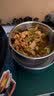 Jidaocook不锈钢饭超长大容量保温饭三层分层学生带饭大型饭桶提锅盒 不锈钢复古墨绿三层【1.9】 实拍图