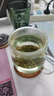 忆壶茶（YIHUTEA）泡茶杯茶水分离玻璃杯办公室家用水杯男士茶杯玻璃高硼硅绿茶杯子 【加大加厚】500ML竹盖玻璃杯 实拍图