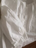 法曼萱（FAMANXUAN）法式白衬衫女高级感2024春夏新款洋气纯棉七分袖休闲女士衬衣 雅米白 165/88A/M 晒单实拍图