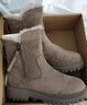 ZHR女靴百搭中筒冬季加绒加厚东北棉鞋保暖雪地靴女K230B卡其色36 实拍图