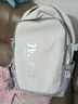 双星（doublestar）书包女双肩包背包男大容量初高中大学生耐磨防泼水15.6吋电脑包 灰色（带格子挂件） 实拍图