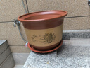 花盆家用陶瓷兰花盆景紫砂粗陶花盆大号盆景陶土绿植花盆 口径【40】1个盆 陶瓷 实拍图