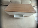 古宜 古宜 茶几 多功能升降茶几茶桌小户型茶几折叠餐欧式 多功能茶几餐桌+4凳【木色】 实拍图