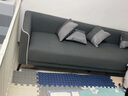 华莱德简约现代科技布艺沙发小户型客厅双人出租房卧室公寓三人简易网红 浅灰色 大双人座(加乳胶层) 实拍图