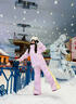 酷峰【极光】滑雪服25新款雪服专业3L雪裤女男外套单板双板装备套装 粉跃上衣【3L单层】 M 晒单实拍图