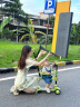 礼意久久四合一儿童滑板车1-3岁3-6岁宝宝滑滑车三合一多功能可坐可折叠到 六合一 绿色（带遮阳棚） 晒单实拍图