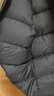 优衣库男装女装高级保暖羽绒茄克冰雪羽绒户外连帽外套477136 09 黑色 S /165/84A 实拍图