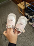 卡特兔宝宝学步鞋秋冬宝宝棉鞋男童加绒二棉童鞋1-3岁软底机能鞋小K盾 白粉棕-加绒 24 内长14.5cm 脚长13.6-14.2 实拍图