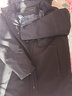 雅戈尔【90%白鹅绒】羽绒服男冬季新款商务休闲可脱卸帽防风保暖外套 黑色 L 175/96A 实拍图