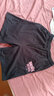 真维斯（JEANSWEST）短裤女装夏季新款五分裤运动休闲裤子女宽松显瘦纯棉热裤百搭外穿 黑色 心跳性眩晕_K L 实拍图