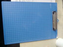 齐心(Comix) A4塑胶文件夹 平板夹 横式 蓝色 办公文具A725 实拍图