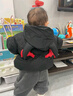 嘟嘟家宝宝棉服冬季保暖儿童加厚棉衣男童冬季连帽外套冬款女童棉袄冬装 黑色小恶魔 100 实拍图