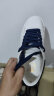 德赛（Desai）新科技防滑耐磨休闲板鞋真皮小白鞋记忆鞋底增高男鞋 白蓝 42  实拍图