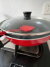 苏泊尔（SUPOR）平底锅不粘煎锅炒菜锅牛排锅烙饼小锅家用锅身加深 带锅盖【电磁炉燃气通用】 26cm 实拍图