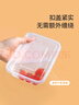 美丽雅一次性饭盒方形1000ml*30套 快餐打包盒大容量食品级便当野餐盒 实拍图