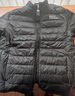 ALPINT MOUNTAIN轻薄立领羽绒服男款保暖轻量外套冬季登山防风御寒灰鸭绒 【城际系列】男士黑色 L 实拍图