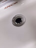一靓洗脸盆溢水孔塞装饰盖面盆洗手盆台盆脸池堵头盖子陶瓷配件 B款- 铜/电镀银(1只) 实拍图